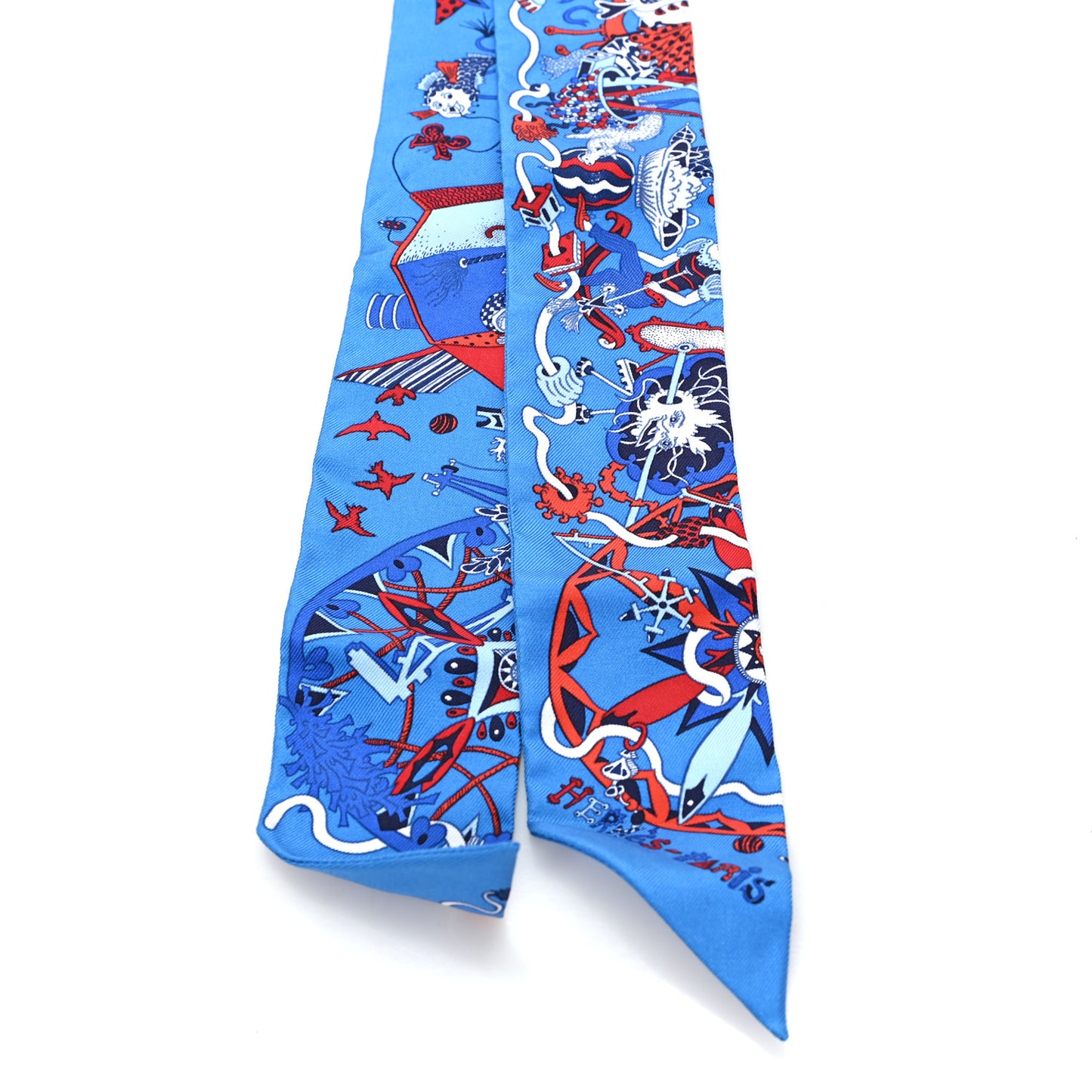 Silk La Folle Parade Twilly Bleu Gitane Rouge