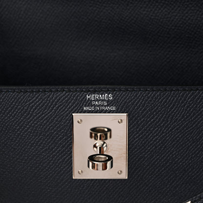 Hermes Epsom Kelly Sellier 28 Bleu Indigo 6 of 13