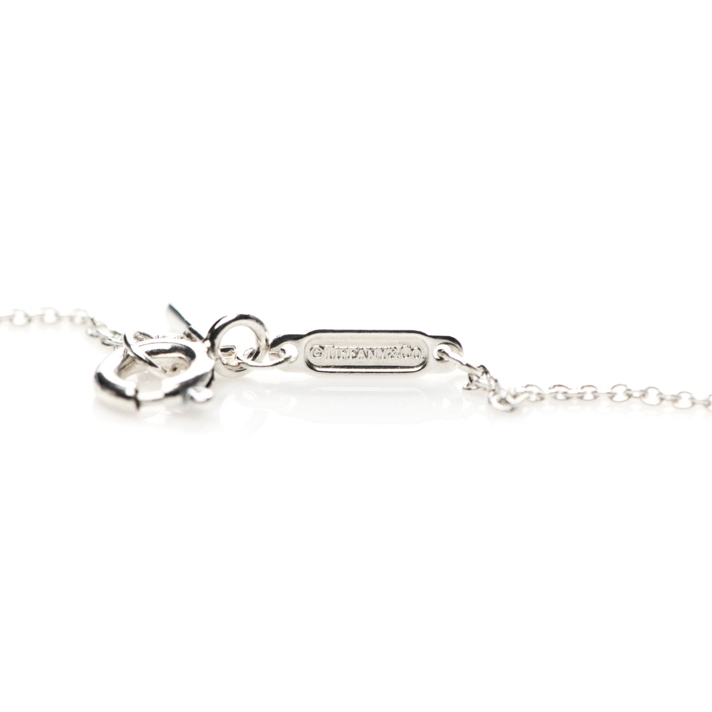 Sterling Silver Small T Smile Pendant Necklace