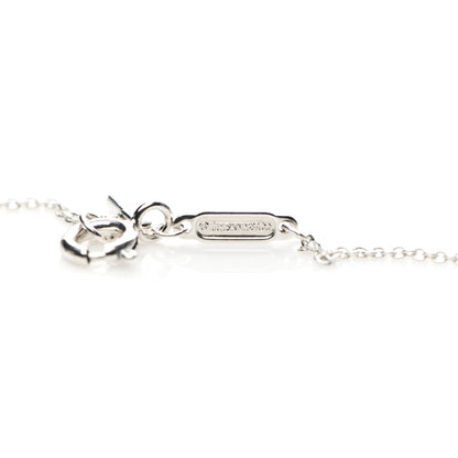 Tiffany Sterling Silver Small T Smile Pendant Necklace 5 of 6