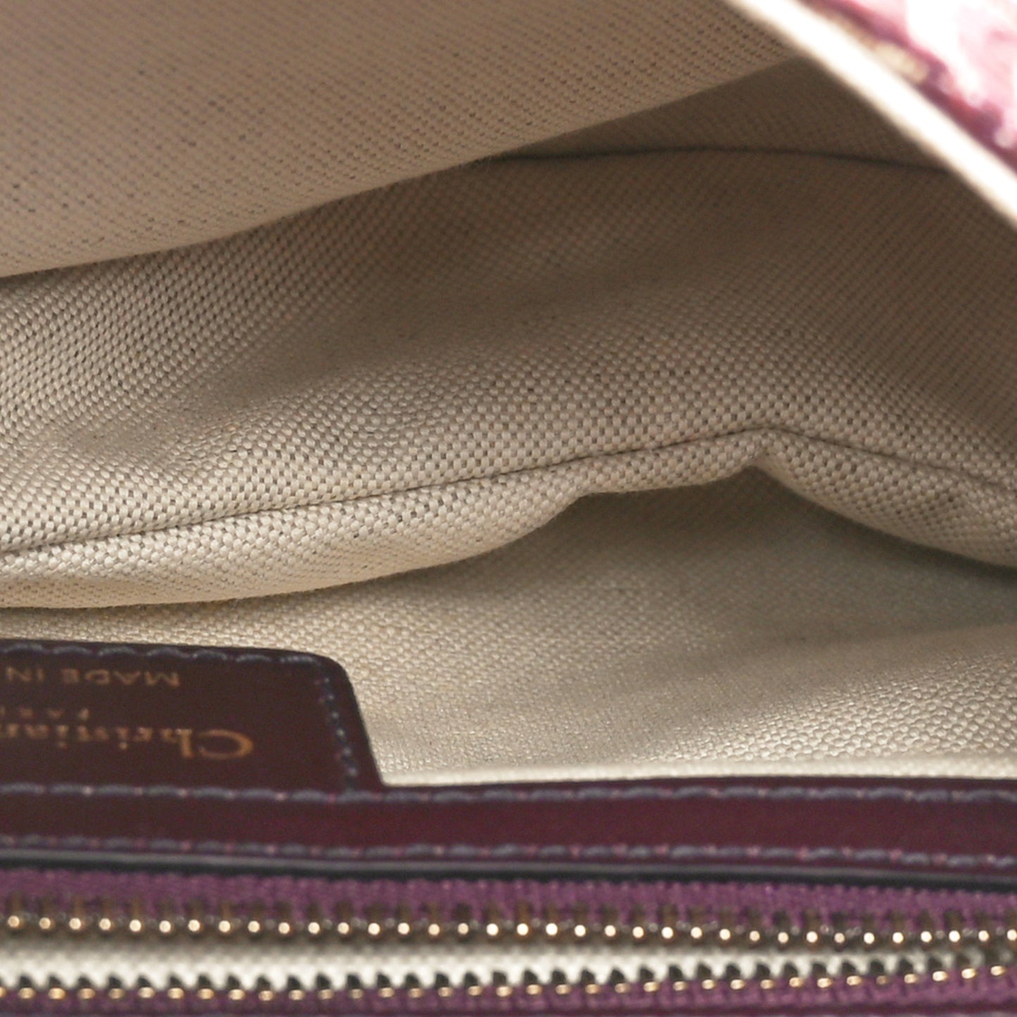 Oblique Saddle Bag Burgundy