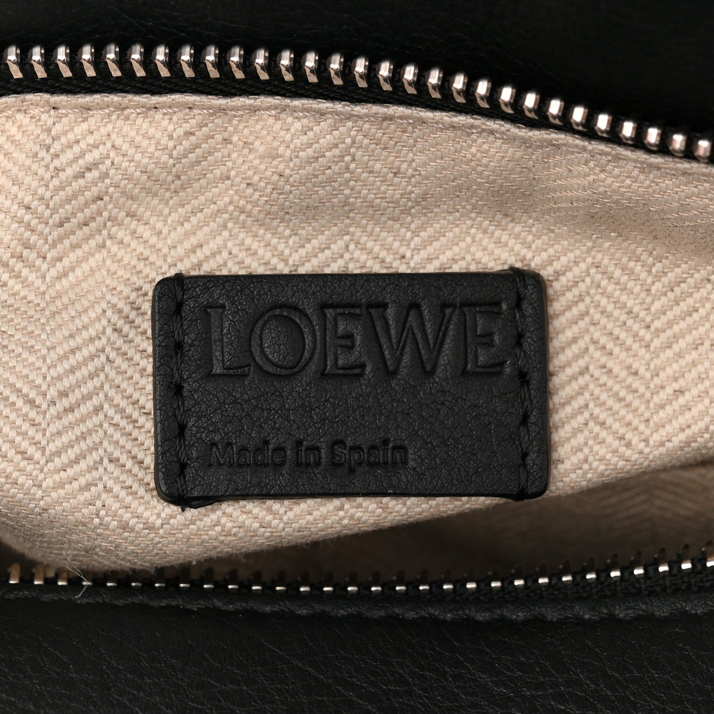 Calfskin Medium Puzzle Bag Black