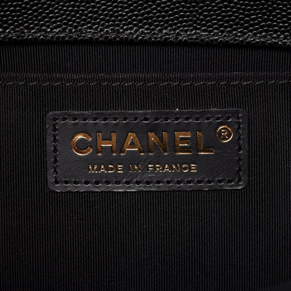 Chanel Caviar Quilted Medium Boy Flap Black 6 of 8