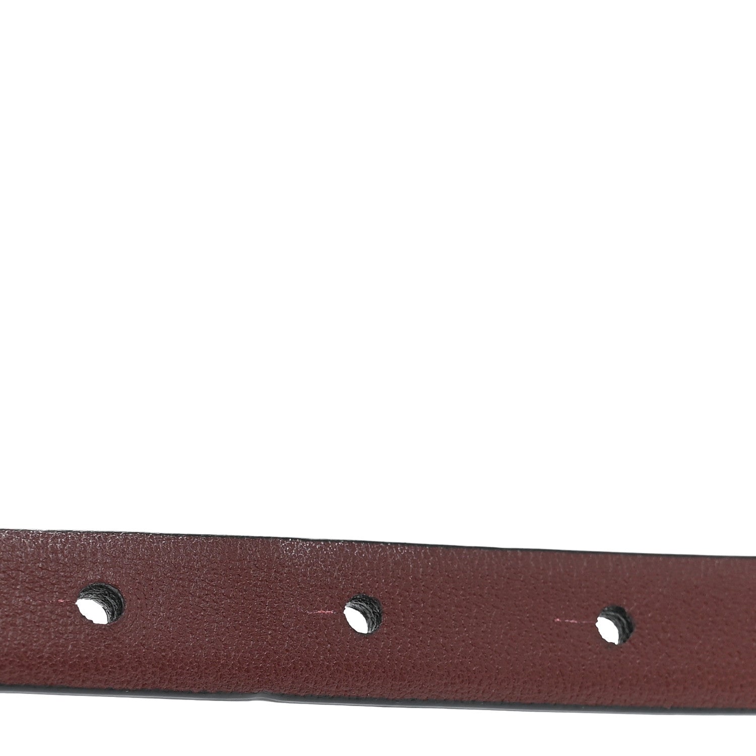 Chanel Calfskin CC Reversible Belt 70 28 Black Burgundy 6 of 8