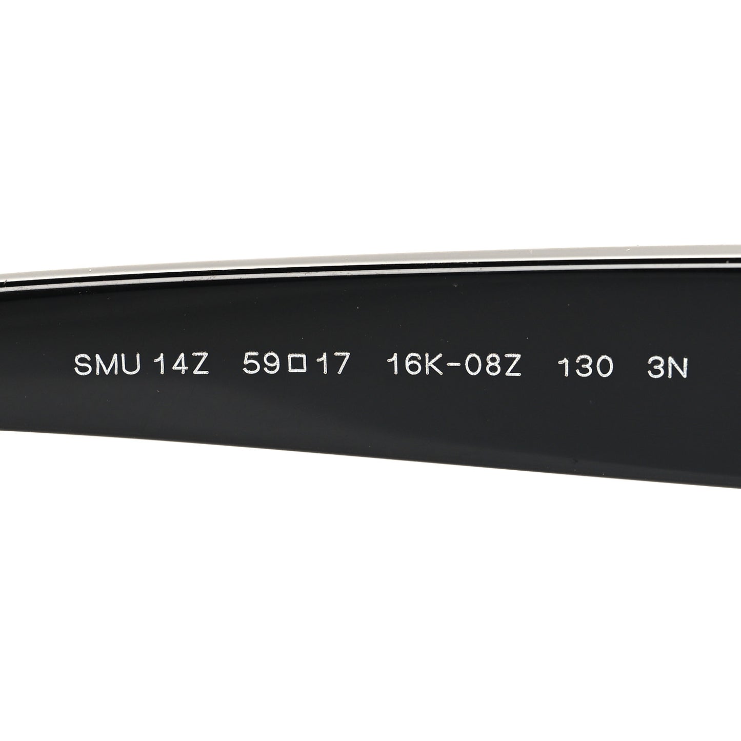 Acetate Oval Sunglasses SMU14Z Black