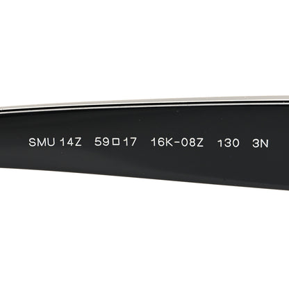 Miu Miu Acetate Oval Sunglasses SMU14Z Black 6 of 7