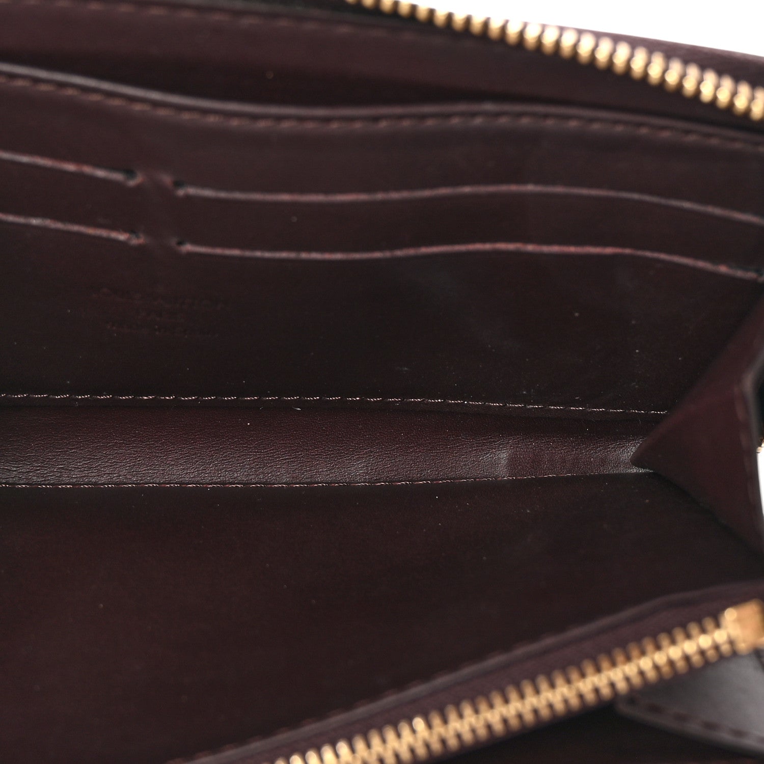 Louis Vuitton Vernis Zippy Wallet Amarante 5 of 6