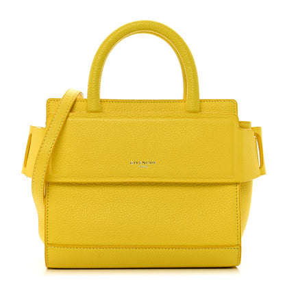 Givenchy Grained Calfskin Nano Horizon Satchel Yellow 1 of 11