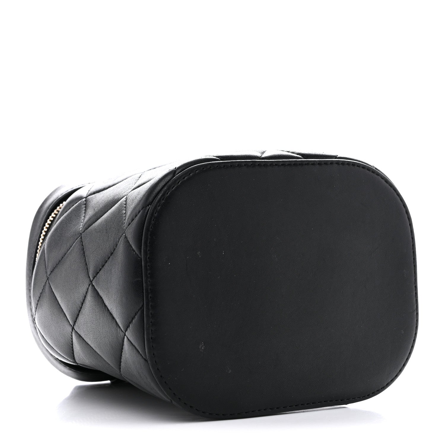 Chanel Lambskin Quilted Trendy Vanity Case Black 4 of 14