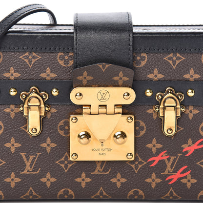 Louis Vuitton Monogram Petite Malle Black 7 of 9