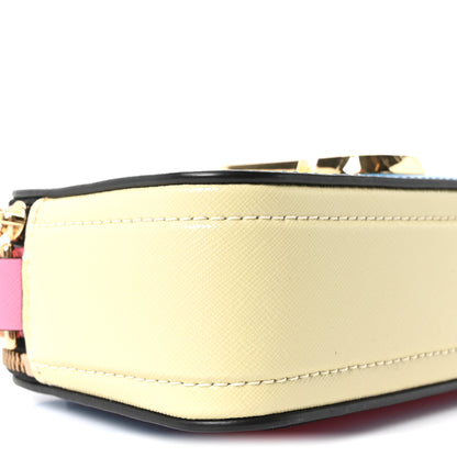 Marc Jacobs Saffiano Small Snapshot Camera Bag Blue Multicolor 9 of 10