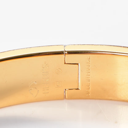Hermes Narrow Enamel Clic Clac H Bracelet PM Bleu Royal 4 of 5