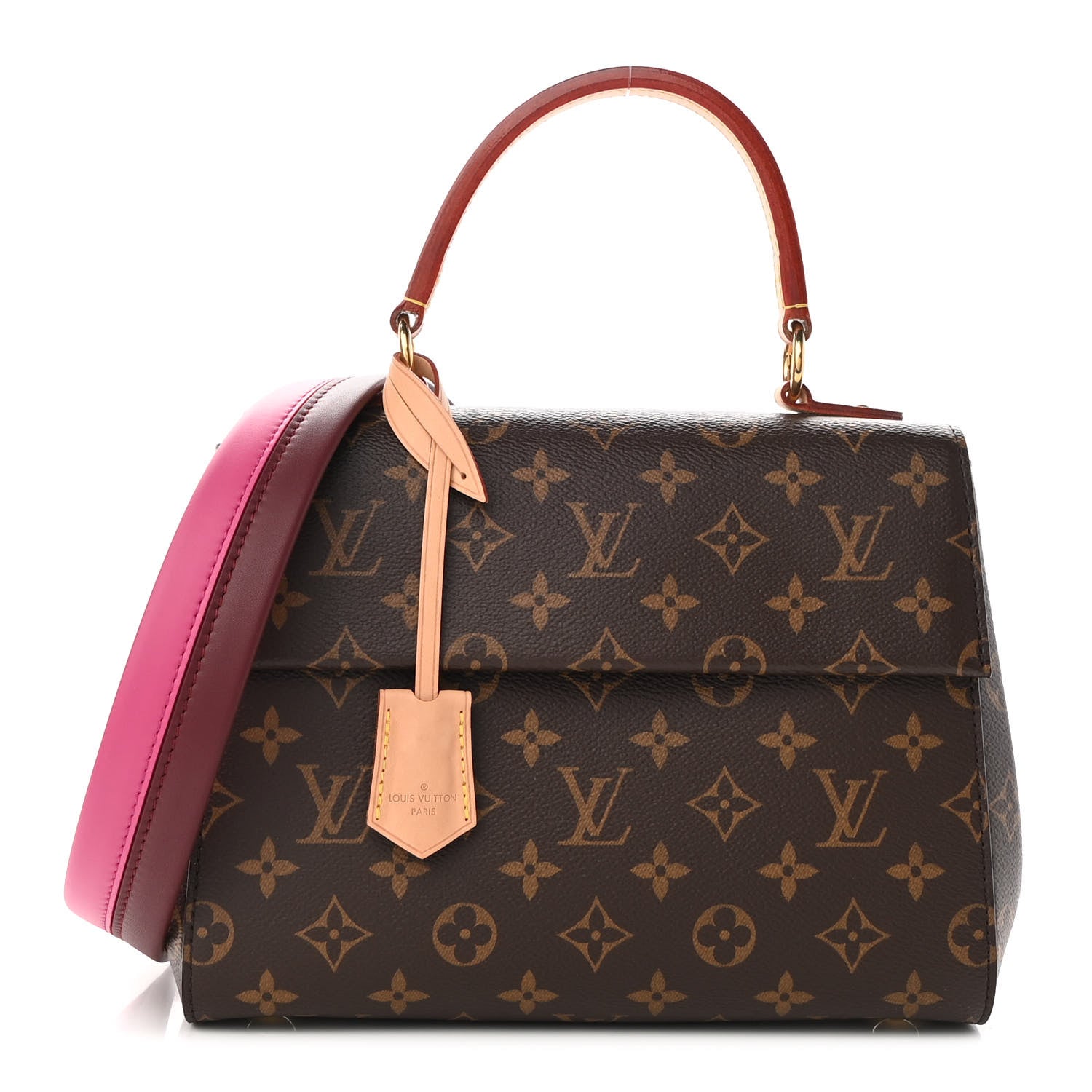 Louis Vuitton Monogram Cluny BB Bordeaux Fuchsia 1 of 8