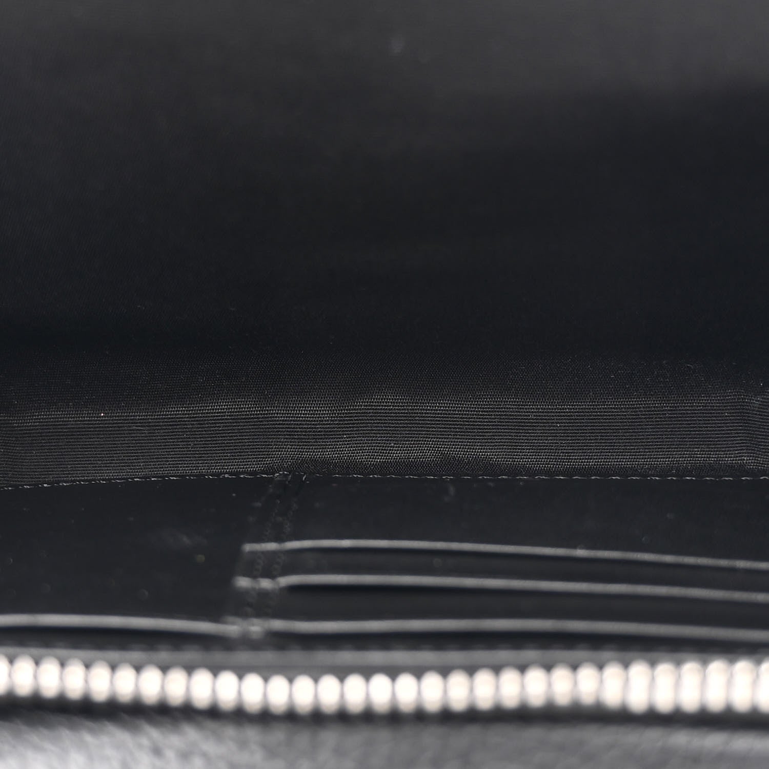 Christian Dior Grained Calfskin Double Zip Crossbody Black 5 of 12