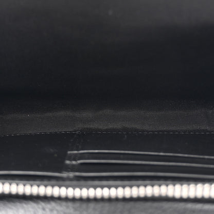 Christian Dior Grained Calfskin Double Zip Crossbody Black 5 of 12