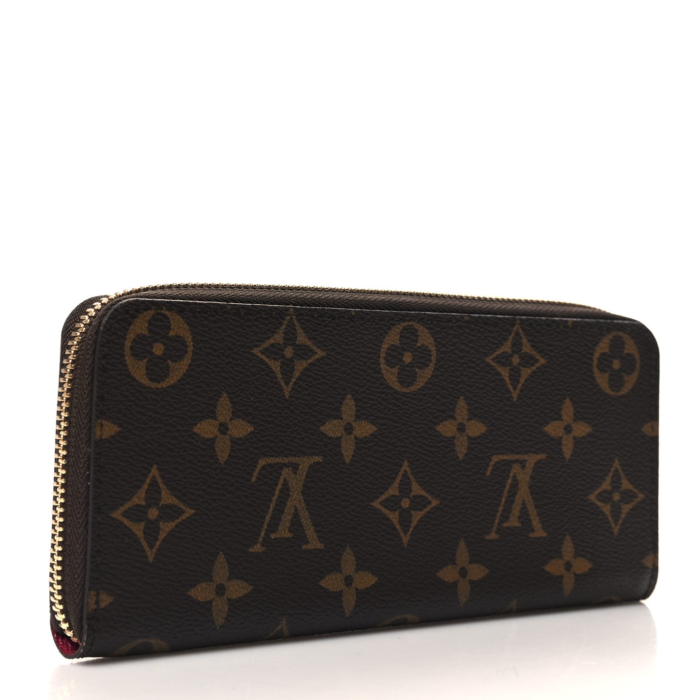 Monogram Clemence Wallet Fuchsia