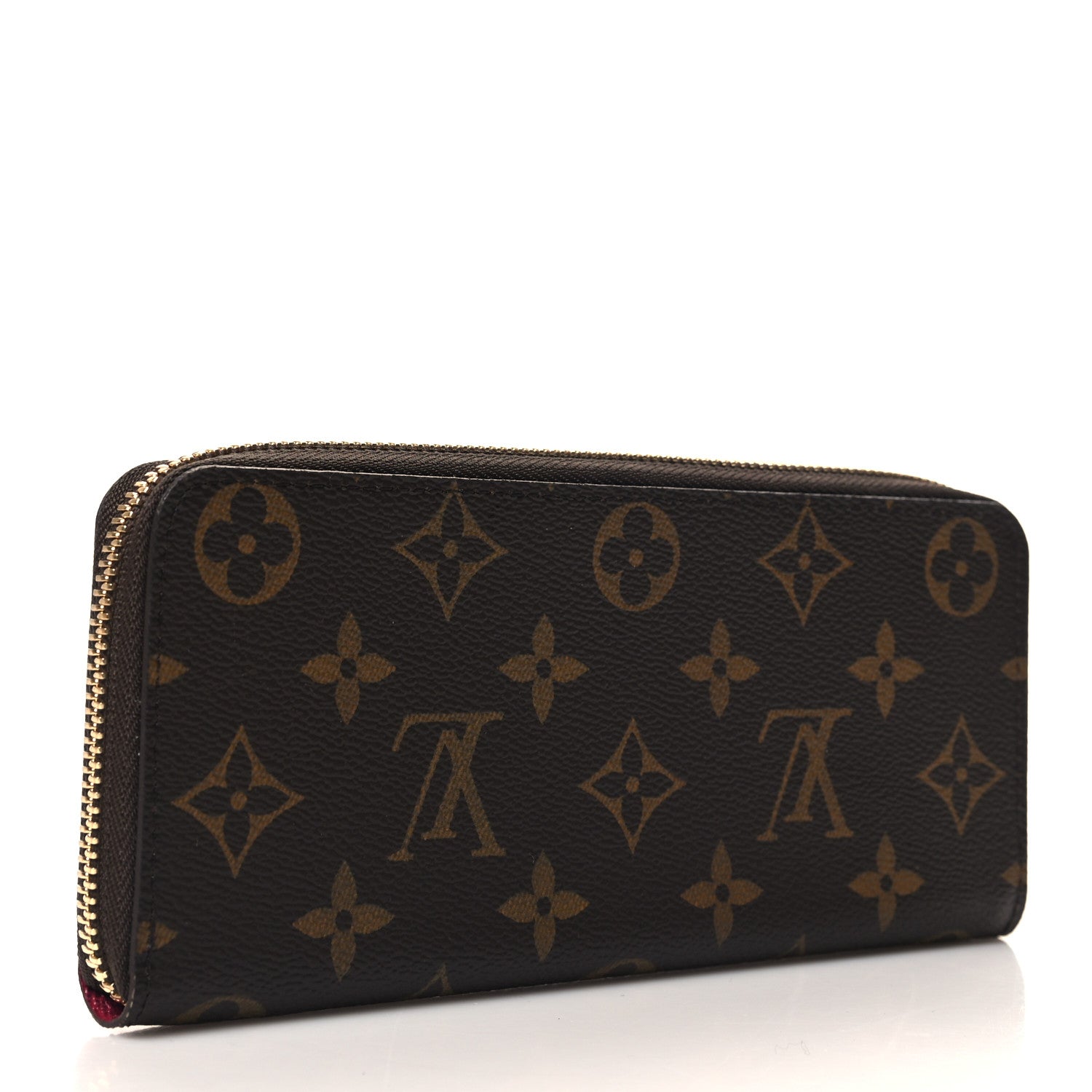 Louis Vuitton Monogram Clemence Wallet Fuchsia 3 of 7
