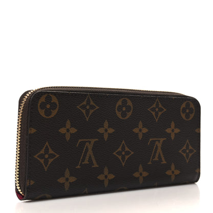 Louis Vuitton Monogram Clemence Wallet Fuchsia 3 of 7