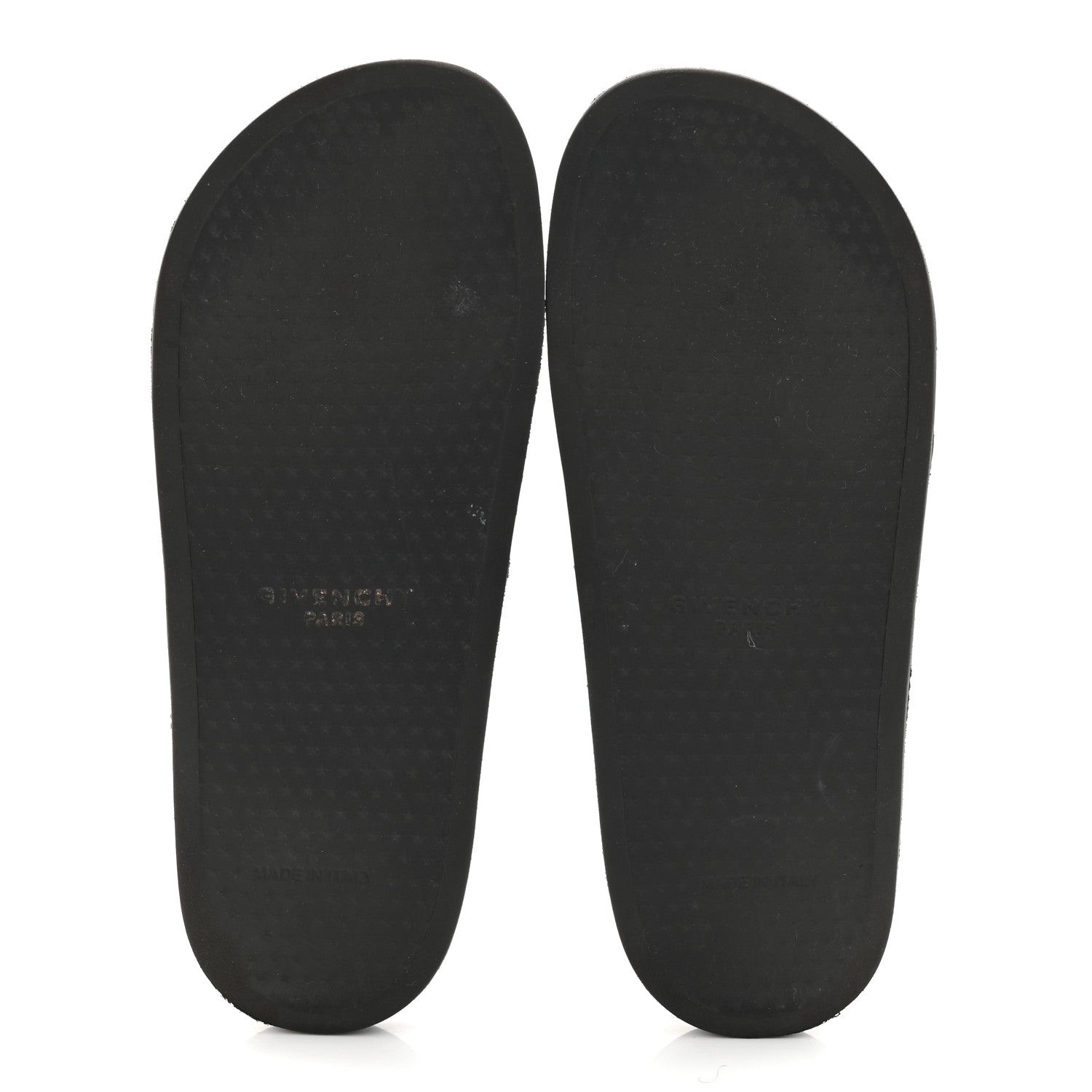 Givenchy Rubber Logo Pool Slide Sandals 40 Black 6 of 10