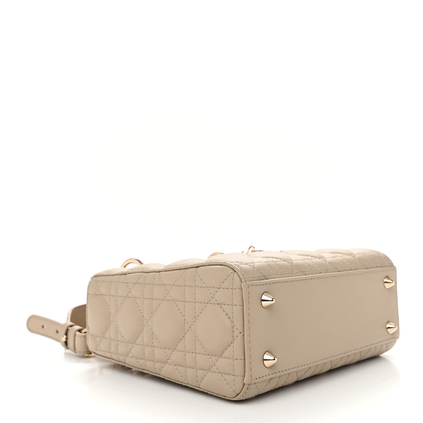 Lambskin Cannage Small My ABCDior Lady Dior Hazelnut