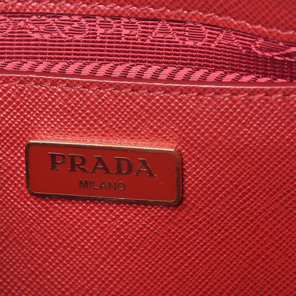 Prada Saffiano Lux Mini Promenade Tote Fuoco 6 of 7