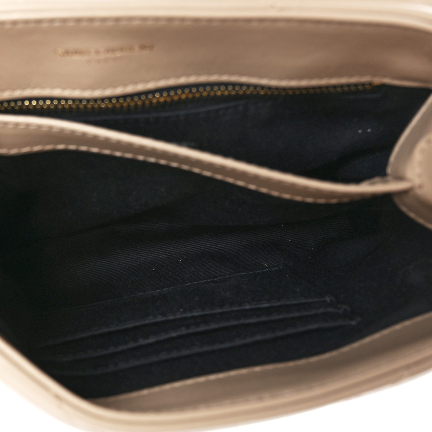 Calfskin Y Quilted Monogram Toy Loulou Crossbody Bag Dark Beige