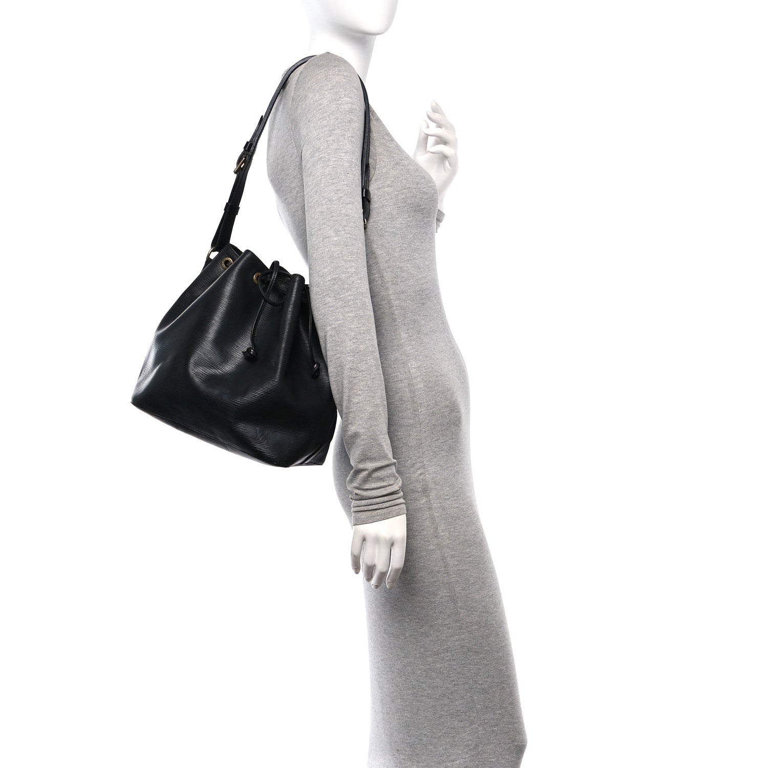 Louis Vuitton Epi Petit Noe Black 2 of 15