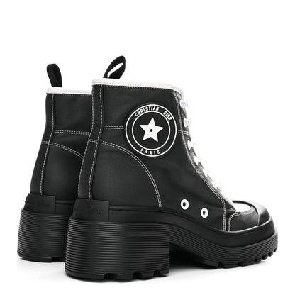 Christian Dior Technical Fabric D-Rise 35mm Boots 38 Black 5 of 9