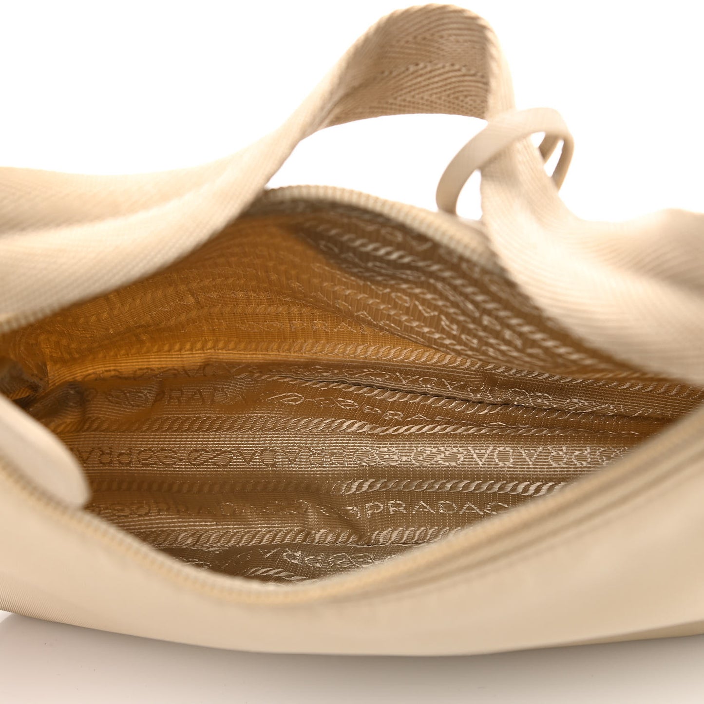 Re-Nylon Saffiano Mini Re-Edition 2000 Bag Deserto