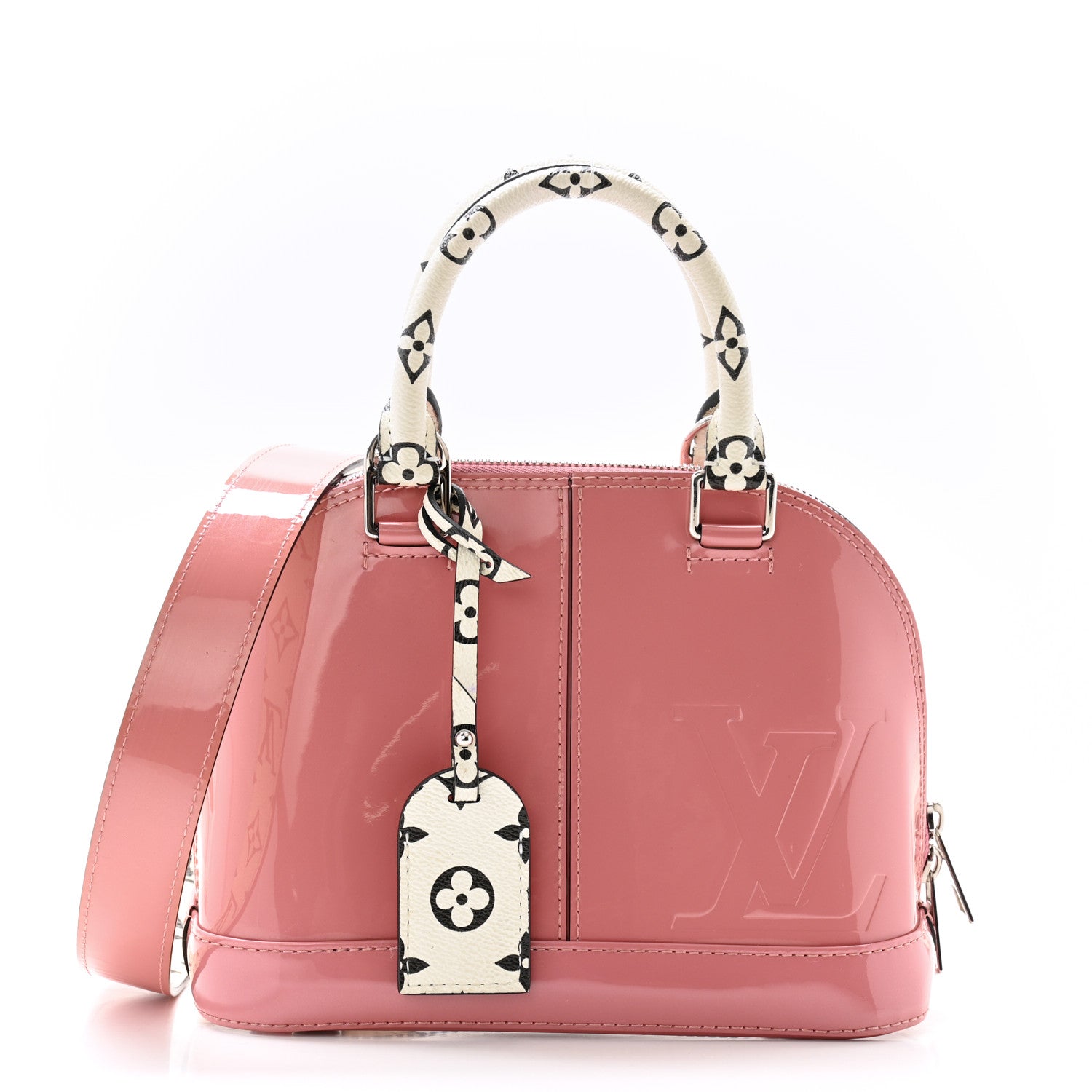 Louis Vuitton Patent Monogram Alma BB Rose Blush 1 of 12