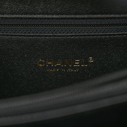 Chanel Caviar Quilted Medium CC Filigree Vanity Case Beige Black 6 of 11