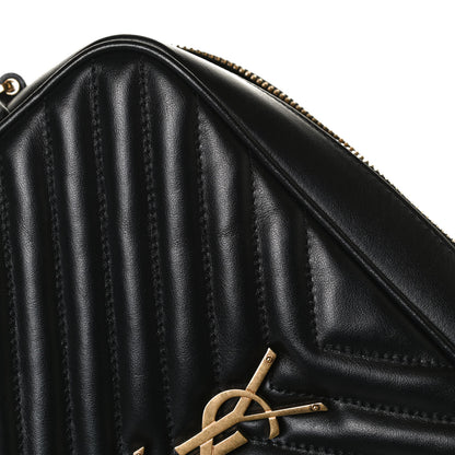 Saint Laurent Calfskin Matelasse Monogram Lou Camera Bag Black 13 of 13