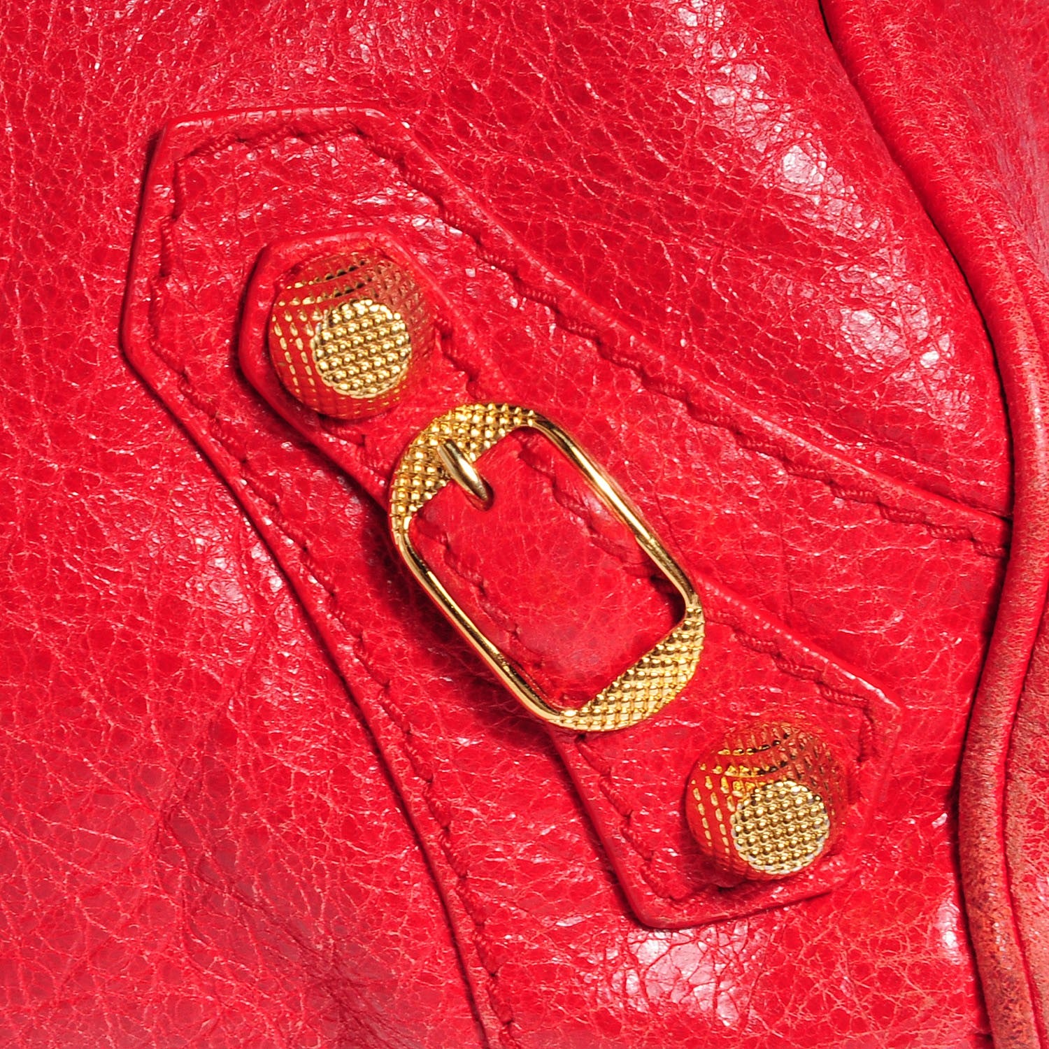 Balenciaga Agneau Giant 12 Gold Hardware Velo Rouge Cardinal 9 of 15