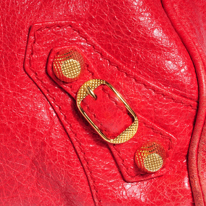 Balenciaga Agneau Giant 12 Gold Hardware Velo Rouge Cardinal 9 of 15