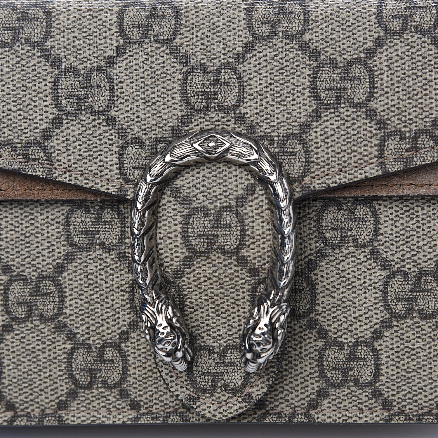Gucci GG Supreme Monogram Super Mini Dionysus Shoulder Bag Taupe 6 of 11