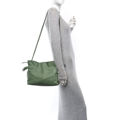 Nappa Flamenco Knot Clutch Rosemary