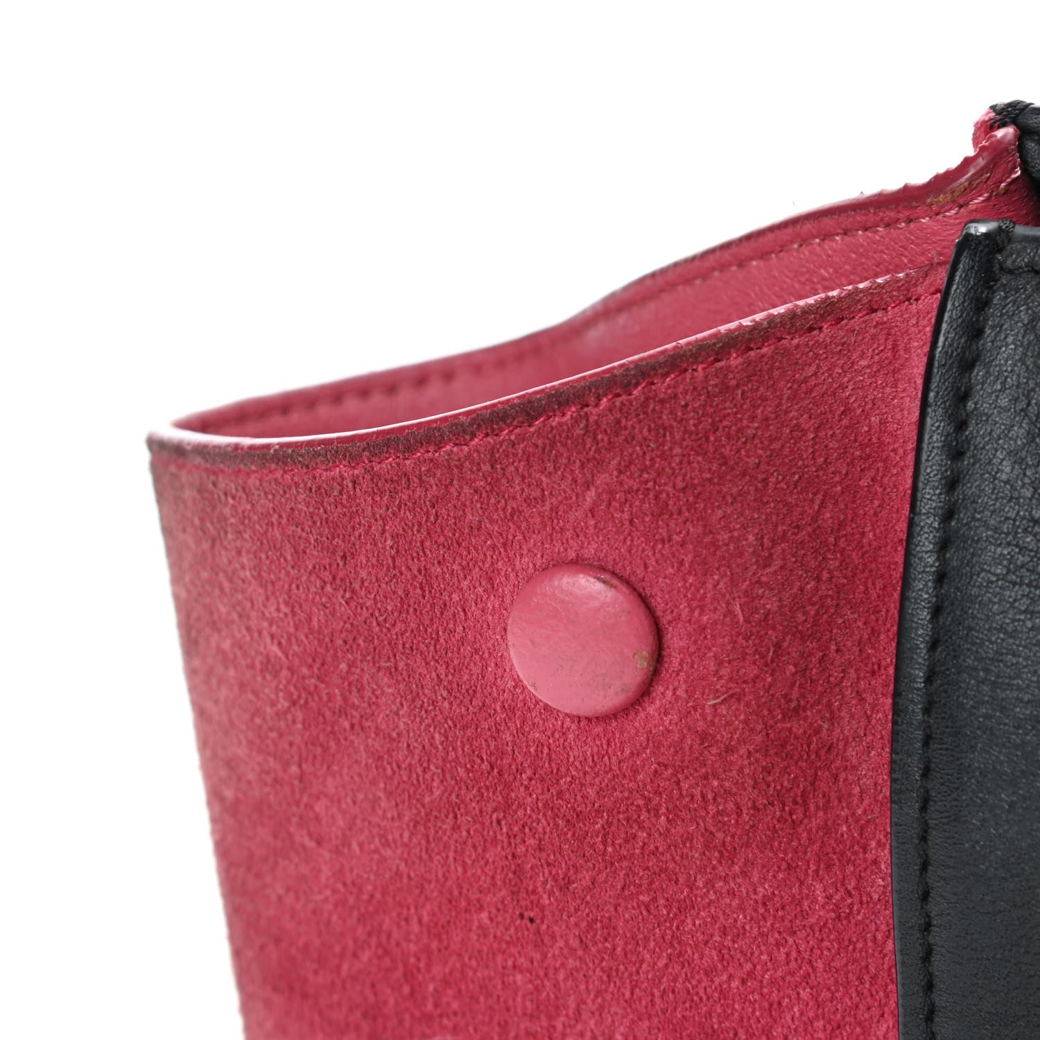 Celine Smooth Calfskin Suede Medium Tri-Color Trapeze Pink 6 of 12