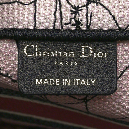 Christian Dior Canvas Embroidered Medium Zodiac Book Tote Latte Multicolor 6 of 10