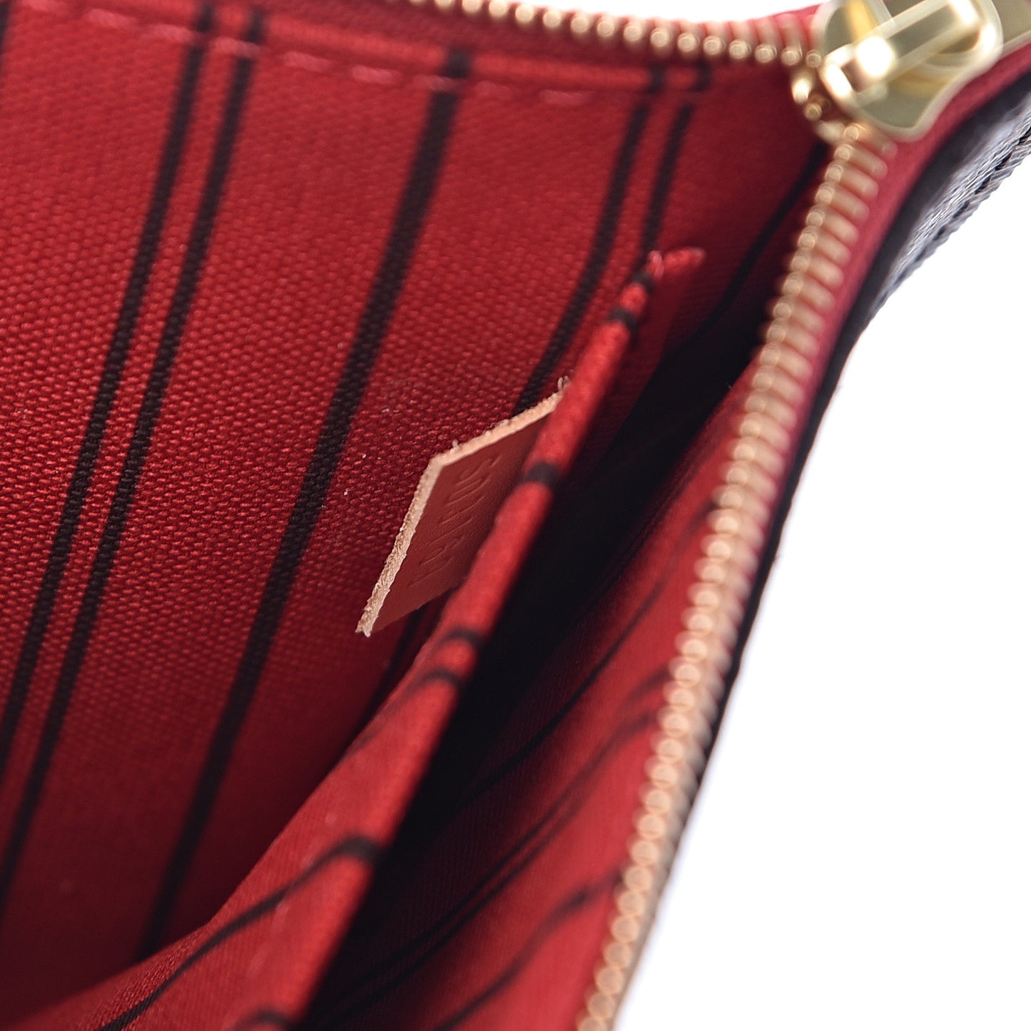 Monogram Neverfull MM GM Pochette Cherry