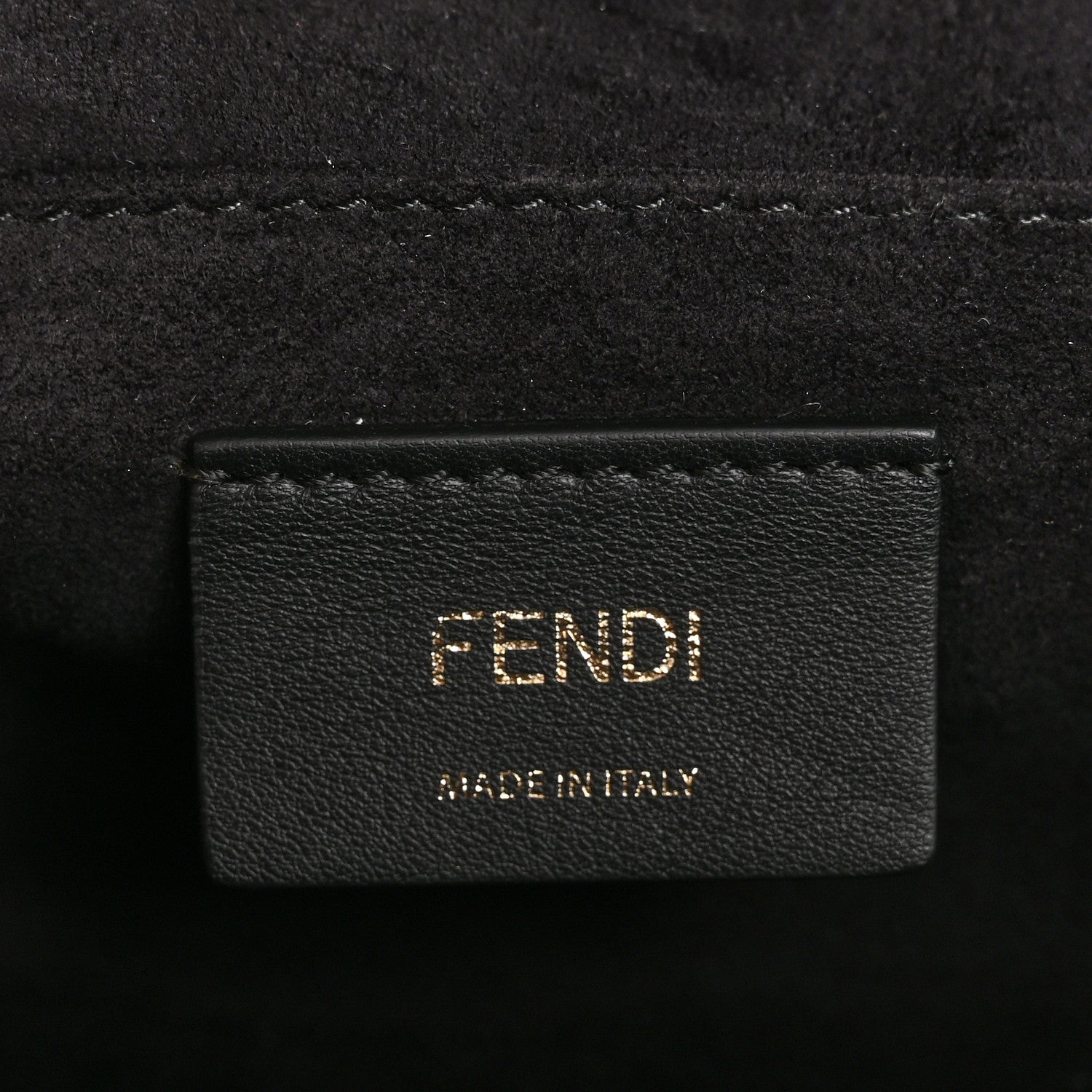 Fendi Velvet Vitello Dolce Fun Fair Kan I Shoulder Bag Tobacco Multicolor Black 6 of 13