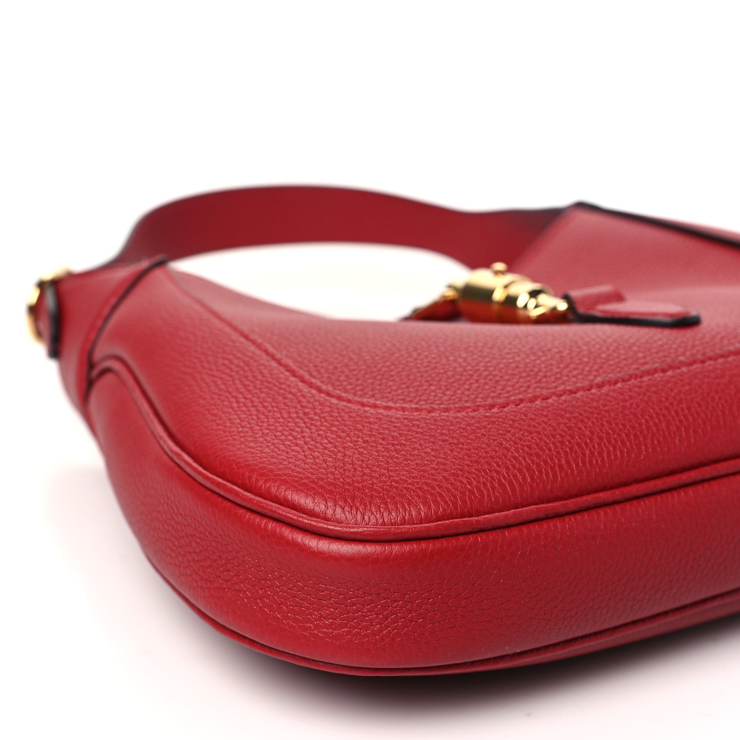 Gucci Ancora Calfskin Small Jackie 1961 Hobo Red 8 of 10