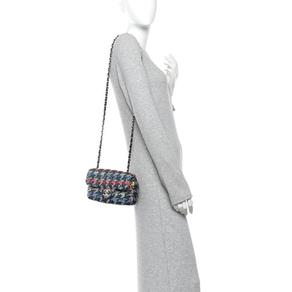 Chanel Knit Mini Rectangular Flap Multicolor 2 of 12