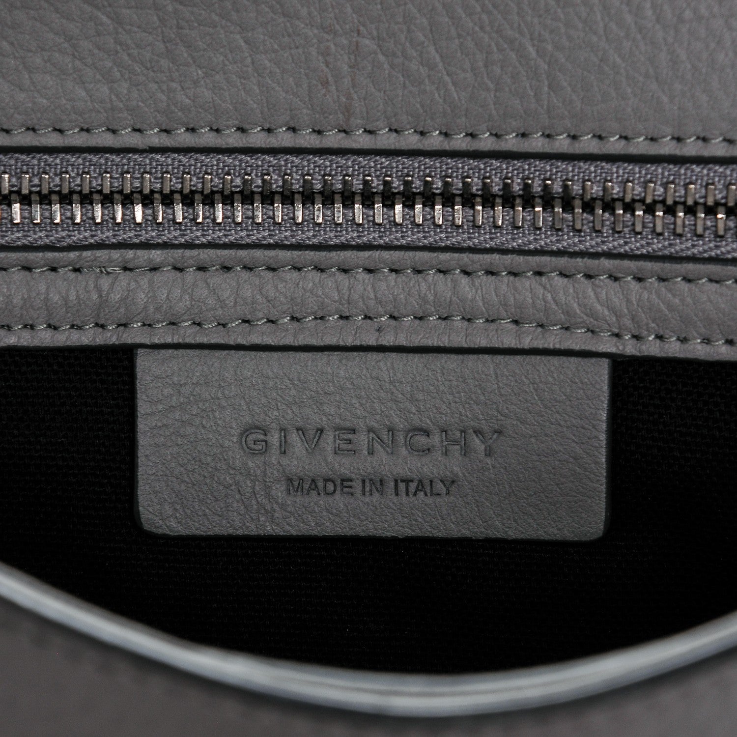 Givenchy Grained Calfskin Medium Pandora Pure Flap Bag Pearl Grey 6 of 7