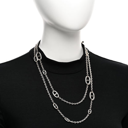 Hermes Sterling Silver Farandole Necklace 120 2 of 6
