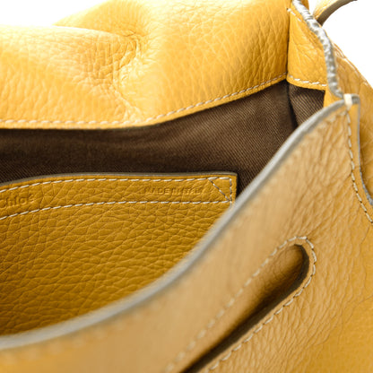 Chloe Calfskin Medium Marcie Round Crossbody Bag Curry Yellow 9 of 13