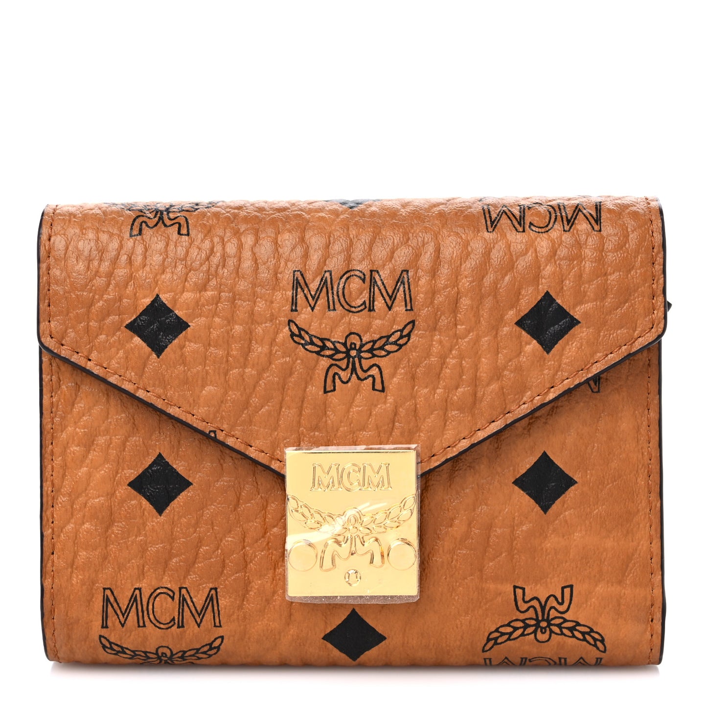 Visetos Compact Wallet Cognac