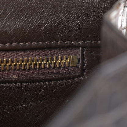 Hermes Shiny Porosus Crocodile Constance 23 Chocolate 18 of 31