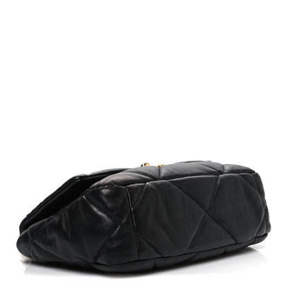 Chanel Lambskin Quilted Medium Chanel 19 Flap Black 4 of 10
