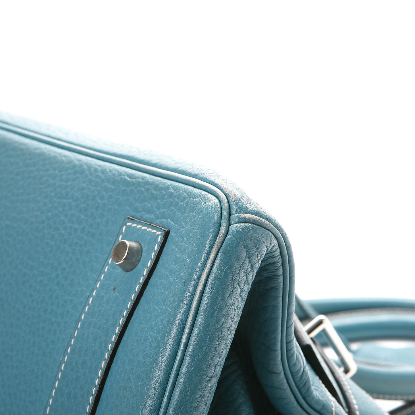 Taurillon Clemence JPG Birkin 42 Blue Jean