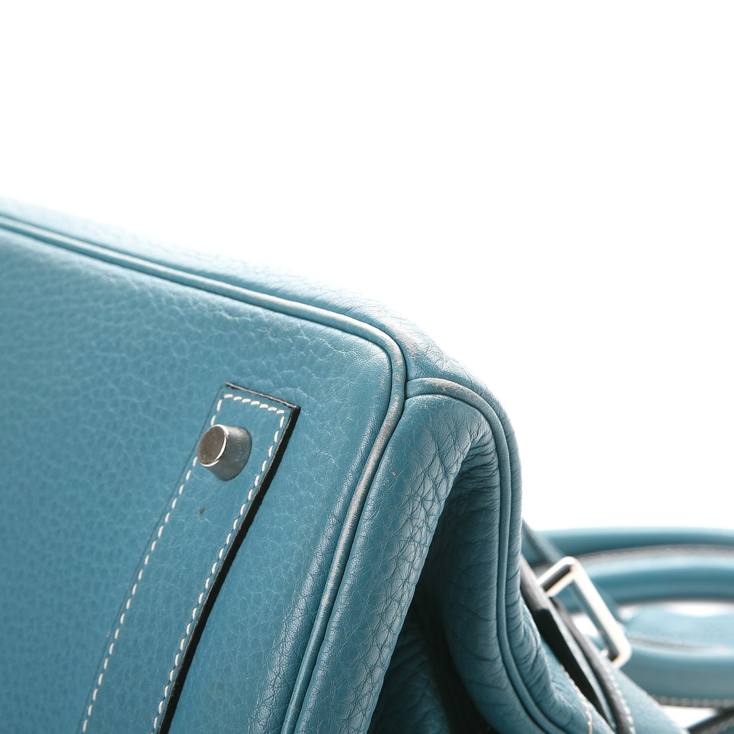 Hermes Taurillon Clemence JPG Birkin 42 Blue Jean 17 of 21